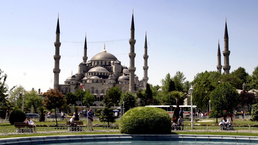 Blå moskén i Istanbul.