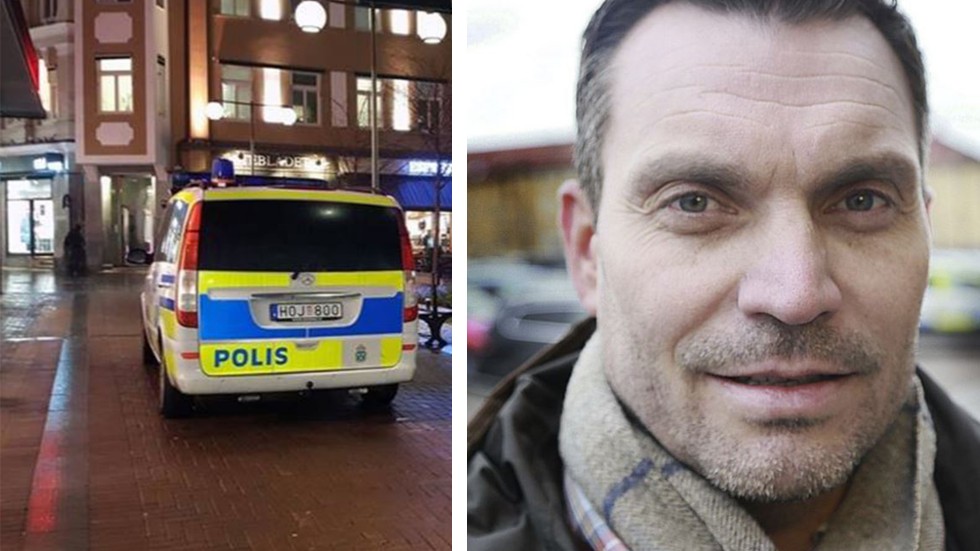 På måndagseftermiddagen hittades en skadad man på Nygatan. Kommissarie Daniel Axelsson säger att mannen ska förhöras. 
