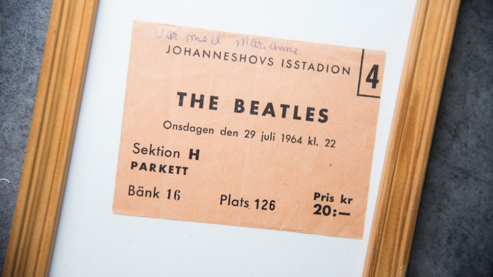 Barbro Wärn var en av alla tjejer som dyrkade The Beatles. Ett fint minne är konserten sommaren 1964. 