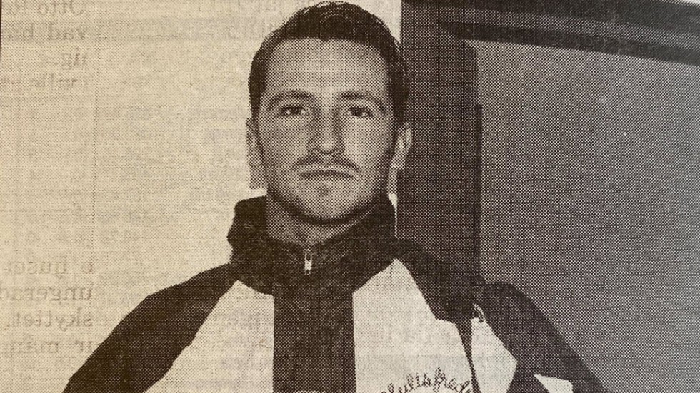 Hultsfred HF:s tränare, Johan Sörensen.