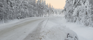 Snöröjningen är usel på inlandsvägarna