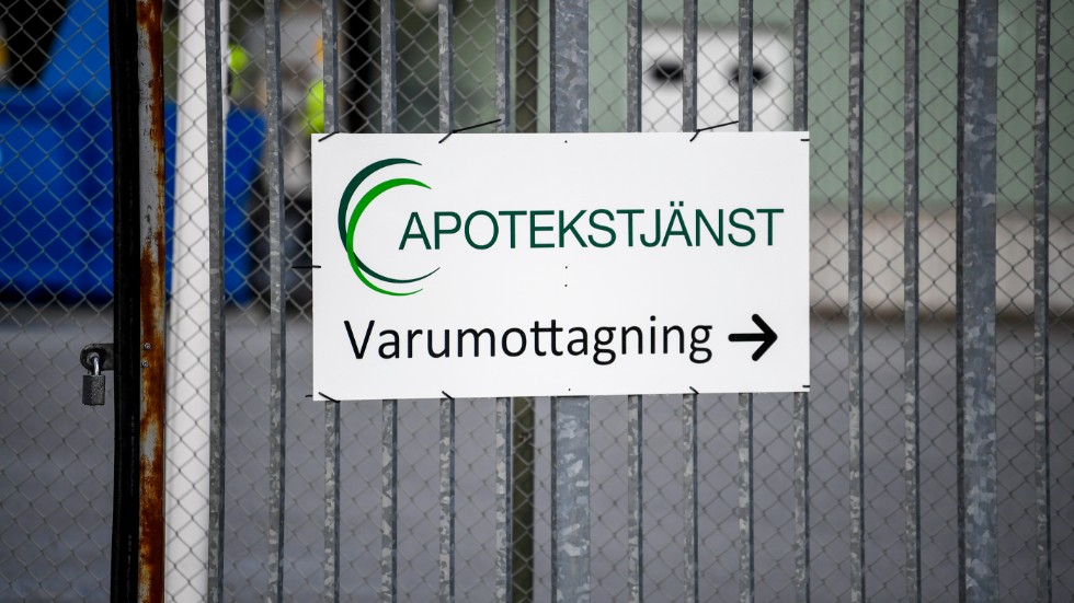 Apotekstjänst har sitt lager i Uppsala. 