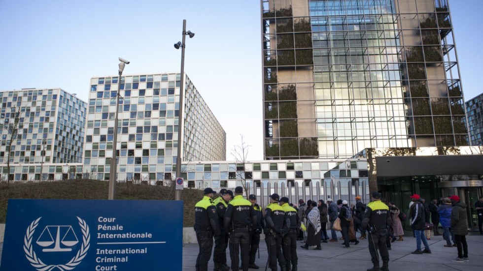 Internationella brottmålsdomstolen i Haag, Nederländerna. Arkivbild.