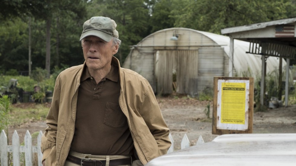 I "The mule" från 2018 spelar Clint Eastwood sin senaste roll. Han regisserade även filmen, som handlar om en pensionär som blir kurir åt en drogkartell. Pressbild.