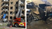 Cykeln bomben låg i stals i Norrköping