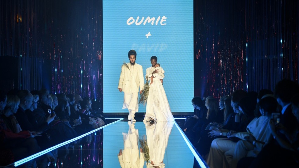 Oumie Jammeh deltog på Ellegalan i januari i år med dottern Shira och sambon David.