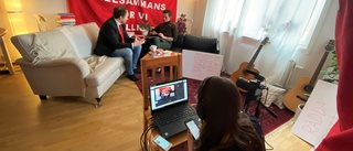 Vänsterpartiet höll digitalt första maj-möte