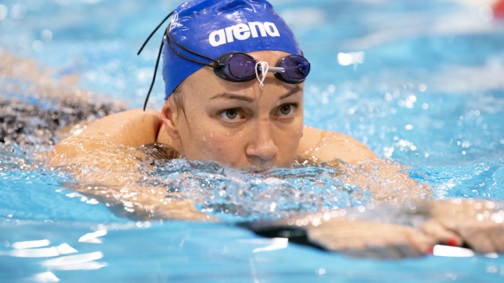 Sarah Sjöström får inte tävla i simning i SM-veckan i sommar. Tävlingarna ställs in. Arkivbild.
