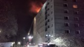 Inrikes: Hundratal evakuerade efter storbrand