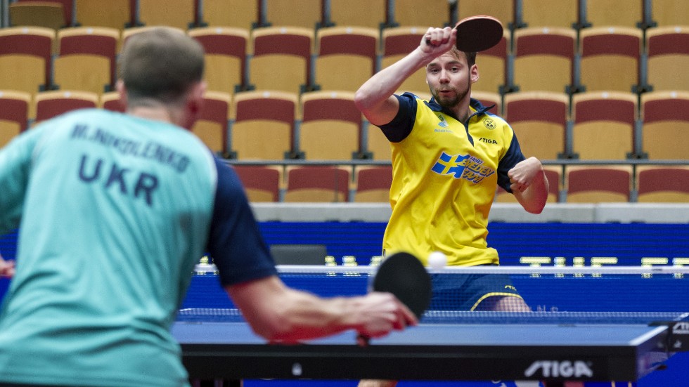 Emil Andersson spelade sig till lägena men missade alldeles för många. Då blev det förlust i semifinalen mot Ukrainas Maksym Nikolenko.