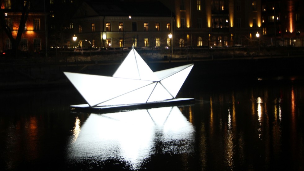The Paperboat, Intrepid i Norrköping Light Festival.