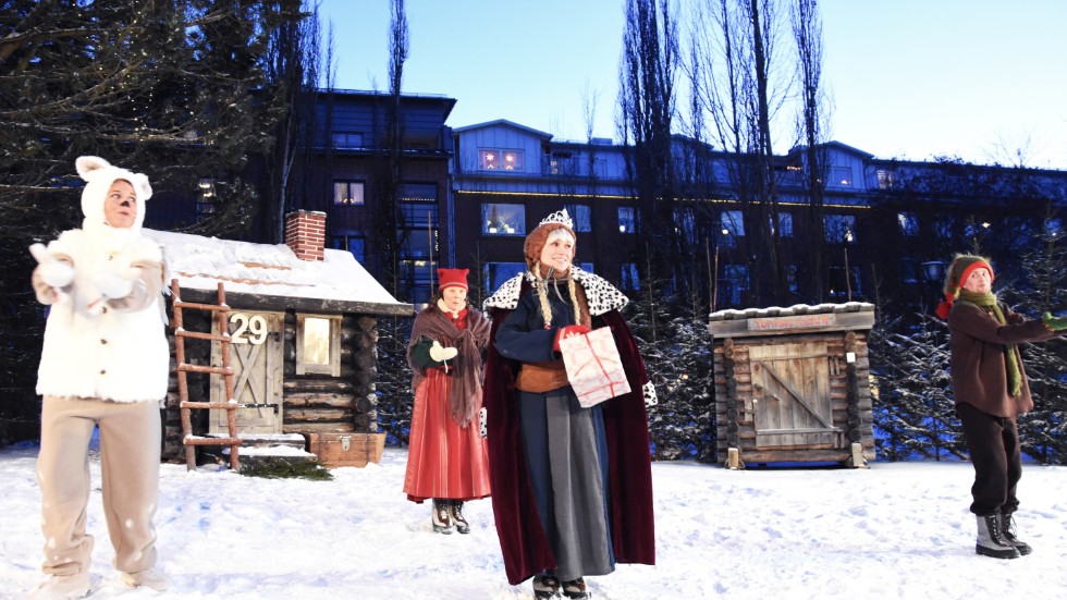 "Ett änglaspel" pågår hela december varje dag klockan 14.00 i stadsparken i Luleå. 