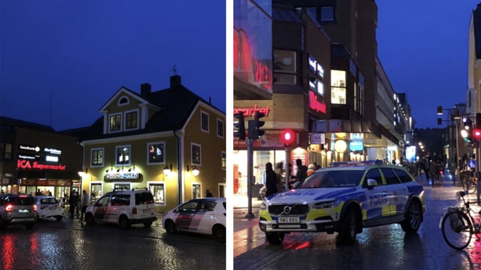 Vid 18-tiden på fredagen utbröt ett bråk på Storgatan. Flera polispatruller dirigerades till platsen för att återställa ordningen. 