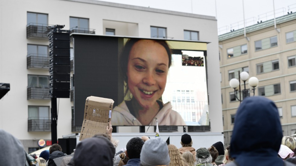 Vid globala klimatstrejken i september deltog Greta Thunberg i Stockholm via videolänk från New York. Hon kommer inte till Eskilstuna på fredag, men Klimatklubben hoppas på ett välfyllt Fristadstorg.
