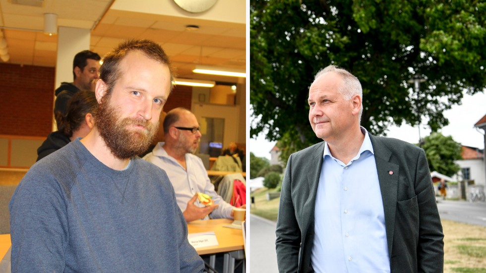 "Det var en väldig överraskning", konstaterar Kindapolitikern Erik Andersson (V) om att Jonas Sjöstedt avgår som partiledare i maj.