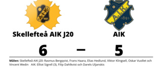 Skellefteå AIK J20 vann hemma mot AIK