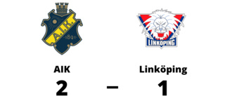 Alexander Tells mål räckte inte när Linköping föll mot AIK