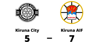 Kiruna City besegrade på hemmaplan av Kiruna AIF
