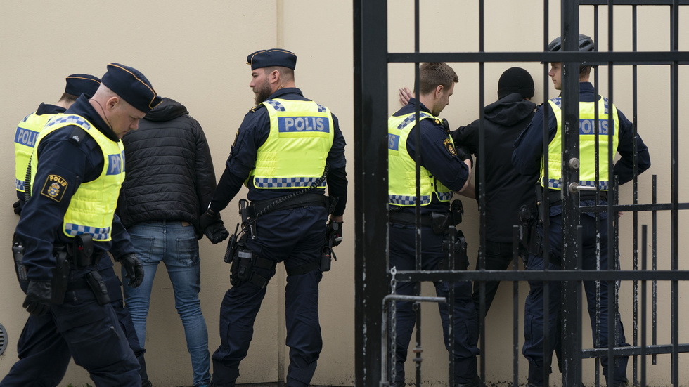MP i Eskilstuna vill inte se några visitationszoner där polis får visitera människor utan misstanke om brott. Bilden är endast en illustration, och är från en demonstration i Malmö.