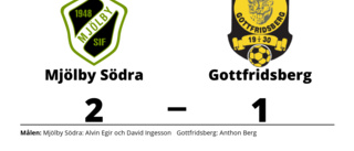 Mjölby Södra vann på hemmaplan mot Gottfridsberg