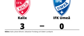 Segerraden förlängd för Kalix - besegrade IFK Umeå