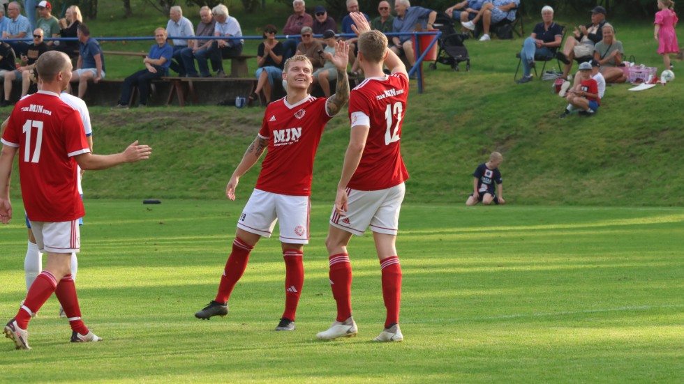 Robin Almqvist agerade matchvinnare för Ruda med fem av lagets sju mål.