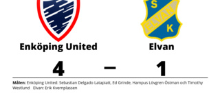Enköping United segrade mot Elvan på hemmaplan