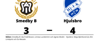 Maja Björklund gjorde två mål när Hjulsbro vann