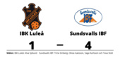 Sundsvalls IBF vann trots uppryckning av IBK Luleå