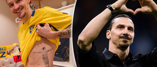 Andreas har följt Zlatan i över 20 år – har idolen tatuerad