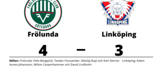 Förlust för Linköping efter tapp i tredje perioden mot Frölunda