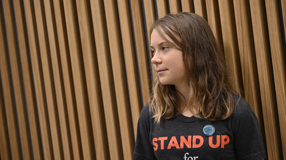 Klimataktivisten Greta Thunberg har rört upp känslor i Israel med sitt inlägg på X om att "stå upp för Gaza". Arkivbild.