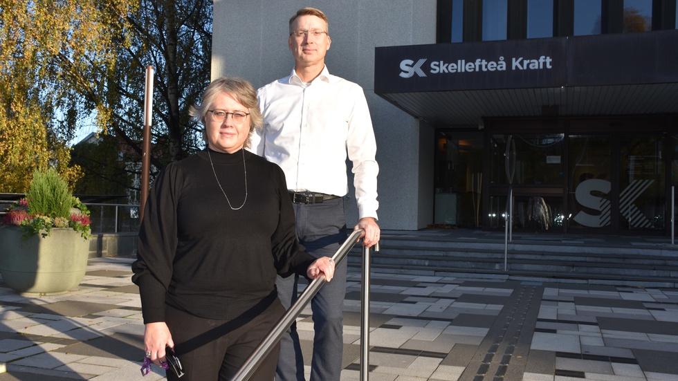 Joachim Nordin, CEO of Skellefteå Kraft, and Ann-Christine Schmidt, responsible for research, development, and innovation, state that the hydrogen plant currently under consideration is electricity-intensive and could, if realized, create more than a hundred new jobs.