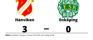 Förlust med 0-3 för Enköping mot Hanviken