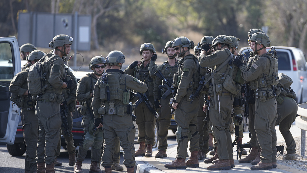 Soldater i centrala Israel.