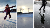Fram med skridskorna! Isbanorna är rekordtidiga i Uppsala
