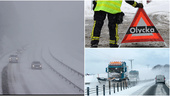 Trafikverket om helgens snöstorm på vägarna: "Inte optimalt alls"