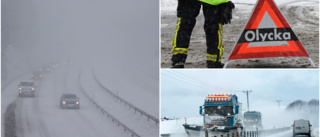 Trafikverket om helgens snöstorm på vägarna: "Inte optimalt alls"