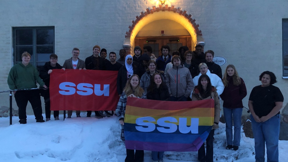 SSU Norrbotten samlade nya medlemmar till en kurshelg vid Sunderby folkhögskola.