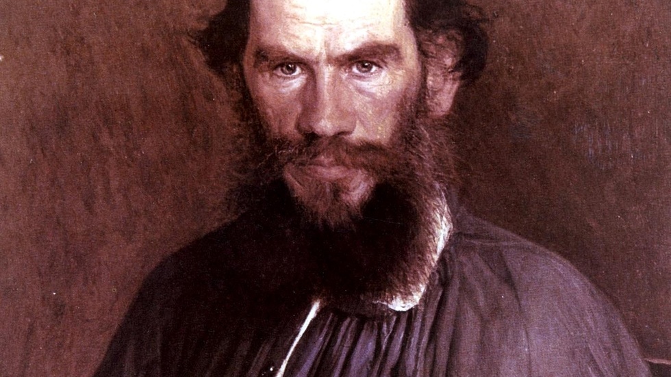 Lev Tolstoj, rysk författare.