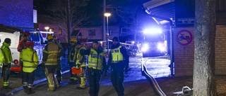 Radhus brann i Uppsala – boende evakuerade