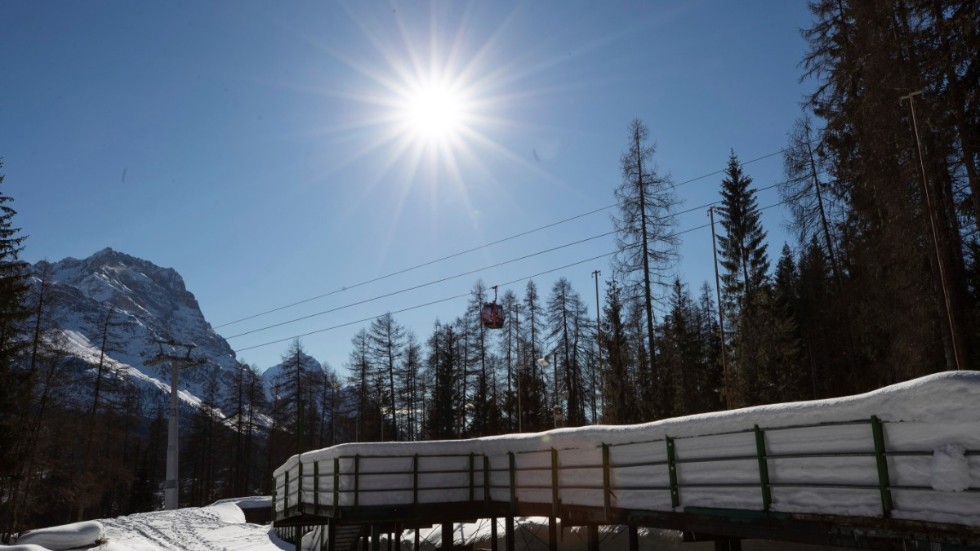 Bobbanan i Cortina d'Ampezzo planeras renoveras inför vinter-OS 2026 – trots stort motstånd. Arkivbild.