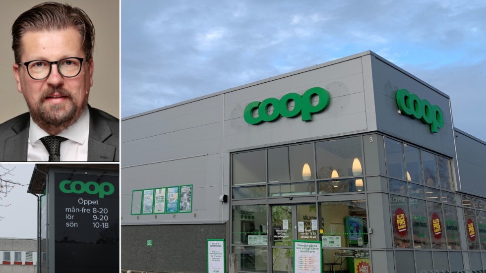 Richard Hedsand, vd för Coop Oskarshamn med omnejd, hoppas att kunderna väljer Coops centrumbutik i Hultsfred efter att Coop Aspedalsgatan lagts ner.