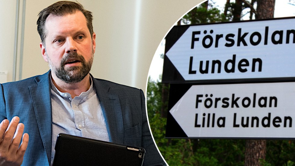 Förskolan Lilla Lunden i Vimmerby är en av de enheter där frånvaron är som störst just nu, berättar Ola Karlsson.