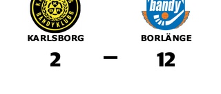 Tung förlust för Karlsborg i toppmatchen mot Borlänge