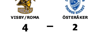 Äntligen seger för Visby/Roma mot Österåker