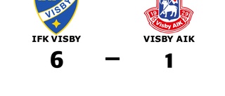 IFK Visby utklassade Visby AIK på hemmaplan