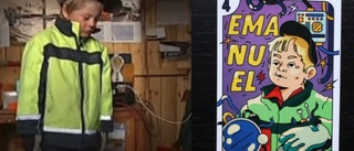 Efter klassiska klippet: Den lille elektrikern i Västerbottens inland blir samlarkort