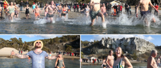 Kylig start på badsäsongen • +4 grader stoppade inte folkfesten: "Ritual som inviger sommaren"