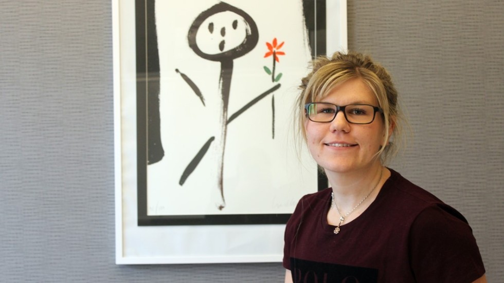 Johanna Forsell, på Rädda Barnens regionkontor i Norrköping, samordnar insatser för asylsökande familjer. Foto: Anders Lindkvist